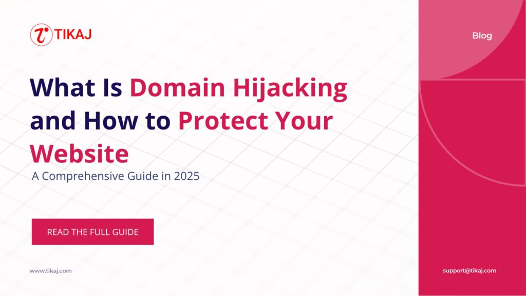 Avoid a Digital Disaster: Domain Hijacking Prevention and Response in 2025 1 Domain Hijacking